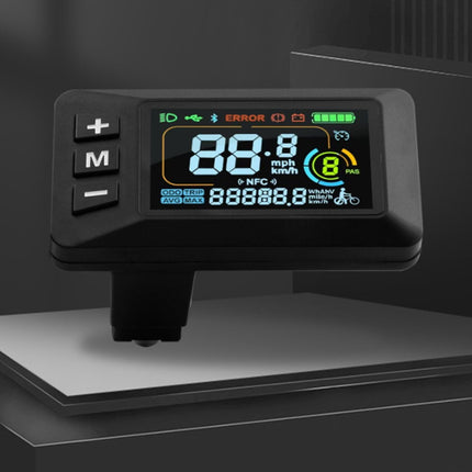 E-Bike Display 24V 36V 48V 60V Lcd Display With 5 Pin Waterproof Interface Cable Fangkenuo.