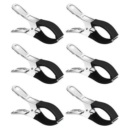 Windproof Pool Cover Clips 30Pcs For Above Ground And Hard Edged Pools-6Pcs Blue 6pcs black.