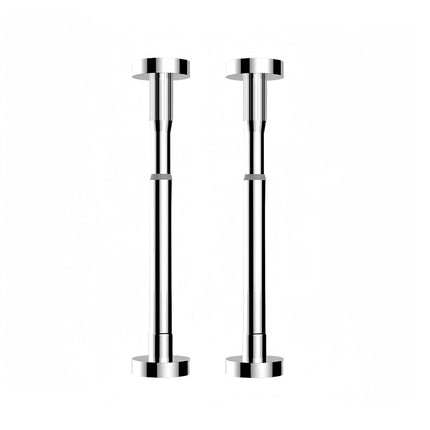 2Pcs Kitchen Sink Brackets Stainless Steel Adjustable Kitchen Sink Bracket Bottom installation Support Legs Kitchen Fixtures (50-80cm Silvery) 35-50cm Silvery.