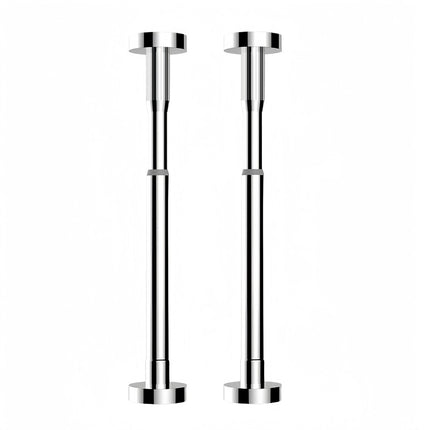 2Pcs Kitchen Sink Brackets Stainless Steel Adjustable Kitchen Sink Bracket Bottom installation Support Legs Kitchen Fixtures (50-80cm Silvery) 50-80cm Silvery.