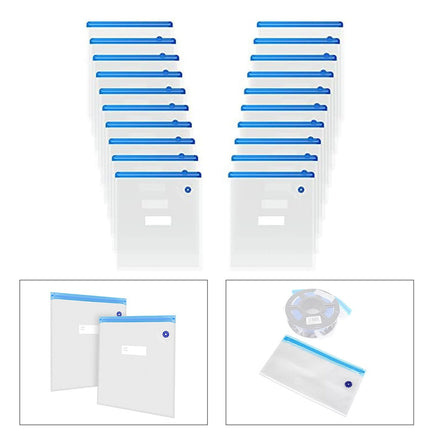 20Pc Printer Consumables Vacuum Bag For 3D Printer Filament Reusable Vacuum Compression Storage Bags 30X34 Cm.