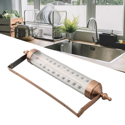 10 Inch Outdoor Wall Mounted Thermometer Garden Terrace Exterior Greenhouse Sun Terrace Measurement Tool Smile Home.