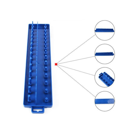 Practical Socket Storage Organizer Tool Organizer Wrench 3/8 Inch Sleeve Bracket Metric Socket Tray Rack Holder Smile Home.