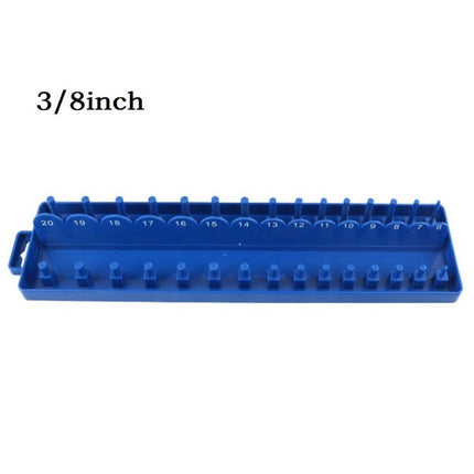 Practical Socket Storage Organizer Tool Organizer Wrench 3/8 Inch Sleeve Bracket Metric Socket Tray Rack Holder Smile Home.