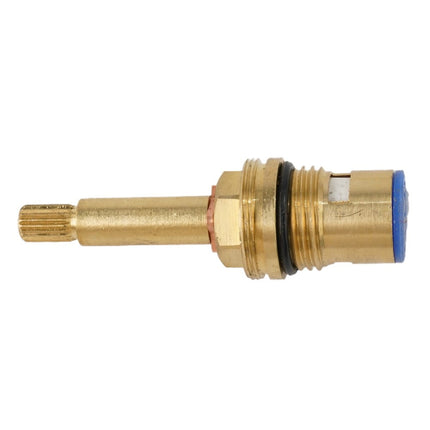Shower Bath Taps Valve Cartridge Quarter Turn Flow Long Tall Stem Insert 20 1/2" Bathroom Fixture Faucet Replacement Parts Anti-Clockwise Smile Home Clockwise.