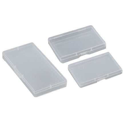 10pcs Transparent Plastic Storage Box Rectangle Box Case For Parts Tools Storage Box Jewelry Earring Display Case Bead Container 1# Smile Home 1#.