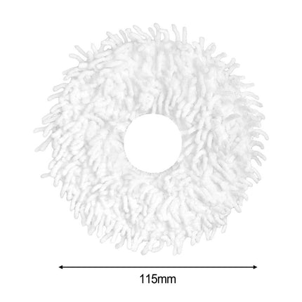 linyes 2 Pcs Mop Cloth Pads For Dream Me W10s W10s Pro Cleaning Robot Vacuum Cleaner Sweeper Spare Part Replaceable Accessories A.