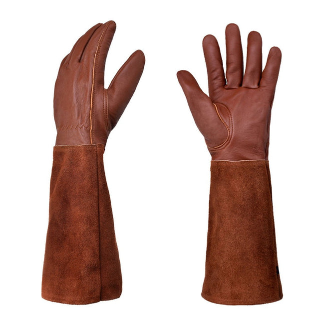 Rose Pruning Thorn-Proof Gardening Gloves with Forearm Protection for Men and Wo XL.
