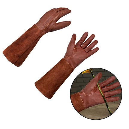 Rose Pruning Thorn-Proof Gardening Gloves with Forearm Protection for Men and Wo XL.