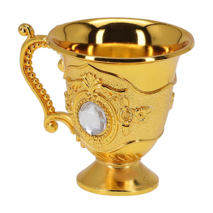 Decorative Tea Cup European Style Coffee Mug Metal Wine Drinking Cups Bar Party Gold YIWEI.
