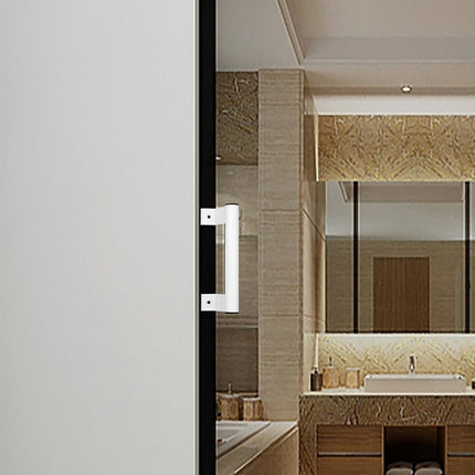 Aluminum Alloy Handle Balcony Sliding Door Handle Glass Door Sliding Door Handle White Smile Home White.