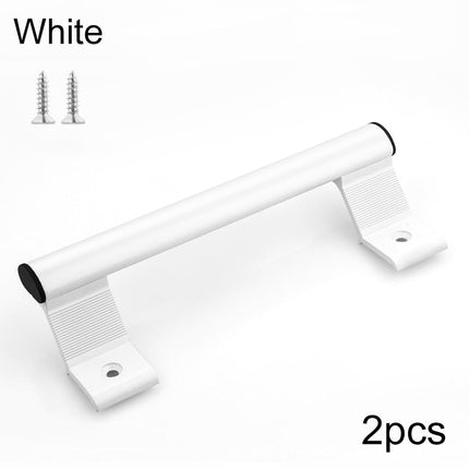 Aluminum Alloy Handle Balcony Sliding Door Handle Glass Door Sliding Door Handle White Smile Home White.