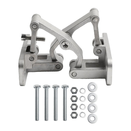 Heavy Duty Stainless Steel Stone Door Hinge Open Invisible Fire Hydrant S( 70Kg) Smile Home M（150Kg）.