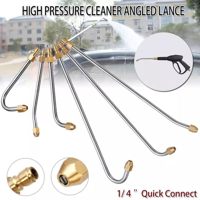 30° /90° /U-Shape Pressure Car Washer Angled Lance Extension Spray Wand Nozzle 17Cm-90 Smile Home 17Cm-90.