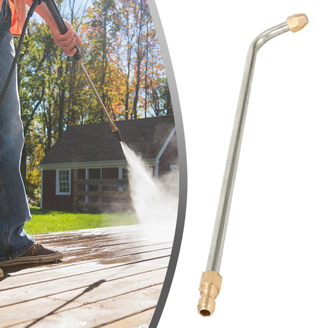 30° /90° /U-Shape Pressure Car Washer Angled Lance Extension Spray Wand Nozzle 17Cm-90 Smile Home 35Cm-90.