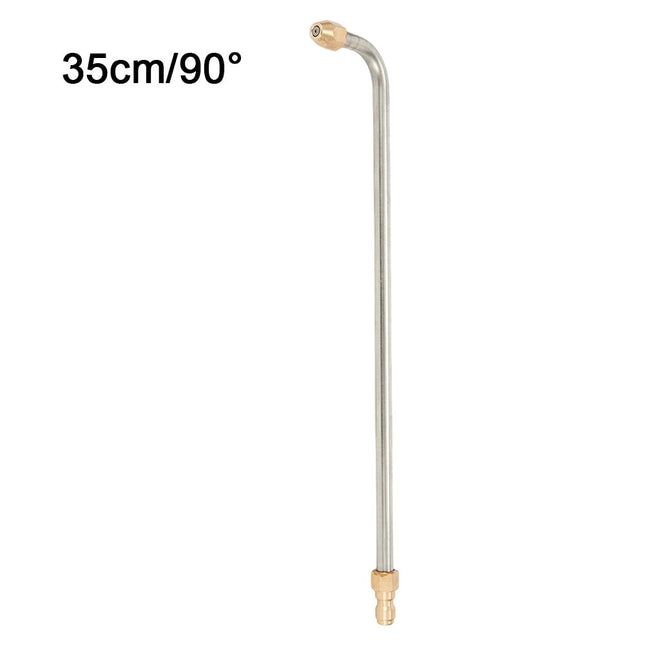 30° /90° /U-Shape Pressure Car Washer Angled Lance Extension Spray Wand Nozzle 17Cm-90 Smile Home 35Cm-90.