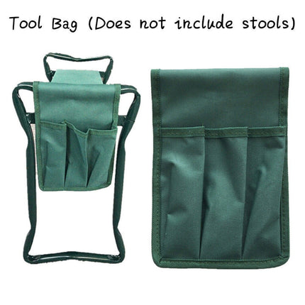Highly Green Folding Garden Kneeler Chair Bench Stool Tool Pouch L Smile Home S.