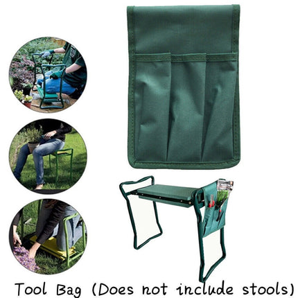 Highly Green Folding Garden Kneeler Chair Bench Stool Tool Pouch L Smile Home S.