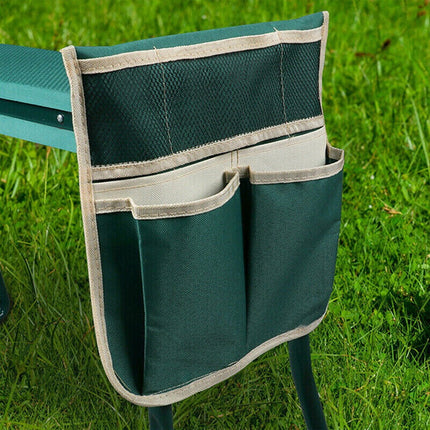 Highly Green Folding Garden Kneeler Chair Bench Stool Tool Pouch L Smile Home L.
