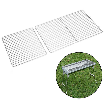 BBQ Grill Stainless Steel Mesh,Suitable for Camping BBQ (2 Size) Bar 30*25 Smile Home Bar 30*45.
