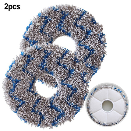 2 Pcs Mop Cloth Pads For Dream Me W10s W10s Pro Cleaning Robot Vacuum Cleaner Sweeper Spare Part Replaceable Accessories B.