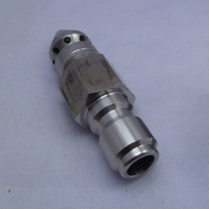 Pressure Washer Drain Sewer Cleaning Jetter Nozzle 3/8"9 Jets Male/Quick Connect 3/8 Quick Plug Smile Home.