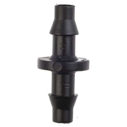 New 100Pc 1/4 Barbed Connector Double Way For 4/7Mm Garden Drip Irrigation Hose Smile Home.