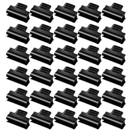 30pcs Greenhouse Pipe Clamps Garden Hoop Raised Bed Plant Clip Row Cover Support Smile Home.