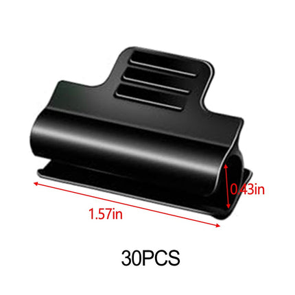 30pcs Greenhouse Pipe Clamps Garden Hoop Raised Bed Plant Clip Row Cover Support Smile Home.