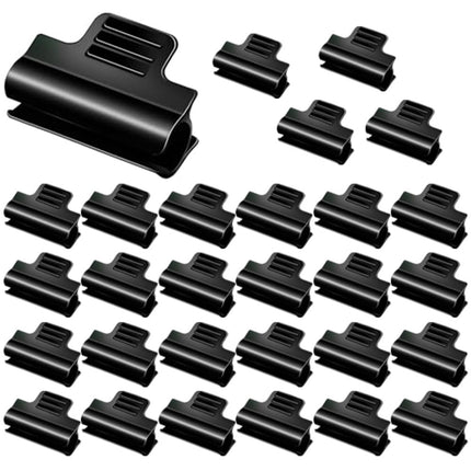 30pcs Greenhouse Pipe Clamps Garden Hoop Raised Bed Plant Clip Row Cover Support Smile Home.