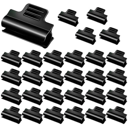 30pcs Greenhouse Pipe Clamps Garden Hoop Raised Bed Plant Clip Row Cover Support Smile Home.
