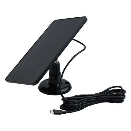 Solar Panel for Blink Camera: 4W Outdoor Solar Charger with 9.84ft Cable! C Black Smile Home C Black.