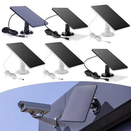 Solar Panel for Blink Camera: 4W Outdoor Solar Charger with 9.84ft Cable! C Black Smile Home C Black.