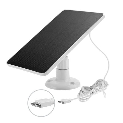 Solar Panel for Blink Camera: 4W Outdoor Solar Charger with 9.84ft Cable! C Black Smile Home C White.
