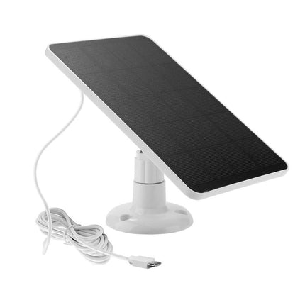 Solar Panel for Blink Camera: 4W Outdoor Solar Charger with 9.84ft Cable! C Black Smile Home C White.