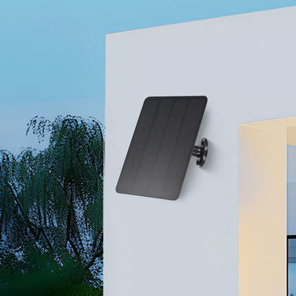 Solar Panel for Blink Camera: 4W Outdoor Solar Charger with 9.84ft Cable! C Black Smile Home Dc Black.