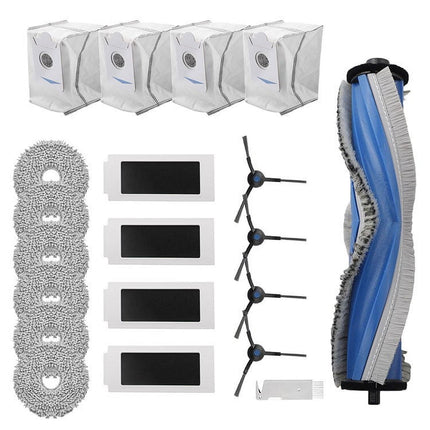 Ecovacs T30S T30S Pro Robot Vacuum Cleaner Replacement Parts Kit With Side Brush Filter Mop Cloth Dust Bag For Home Cleaning Accessories.