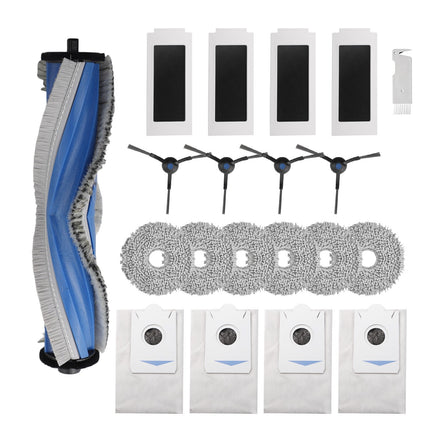Ecovacs T30S T30S Pro Robot Vacuum Cleaner Replacement Parts Kit With Side Brush Filter Mop Cloth Dust Bag For Home Cleaning Accessories.