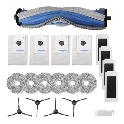 Ecovacs T30S T30S Pro Robot Vacuum Cleaner Replacement Parts Kit With Side Brush Filter Mop Cloth Dust Bag For Home Cleaning Accessories.