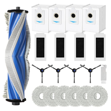 Ecovacs T30S T30S Pro Robot Vacuum Cleaner Replacement Parts Kit With Side Brush Filter Mop Cloth Dust Bag For Home Cleaning Accessories.