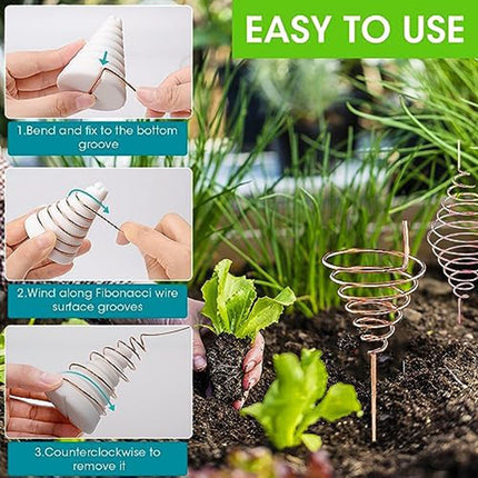 Pure Copper Wire For For Plant Cultivation Gardening Antenna Coil Enhance For Plant Growth With 99% Conductivity Small.