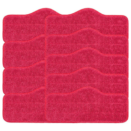 Microfiber Replacement Pads For Schenley Steam Mop - Washable Reusable Quick Dry Mop Pads 6 Pack For Hardwood Tile Laminate Floors 9 Pack.