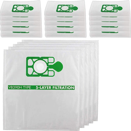 Numatic Henry Hoover Vacuum Cleaner Dust Bags 10 Pack Double Layer Replacement Paper Bags For Efficient Filtration 40.7X31.5Cm White Non-Woven Bags.