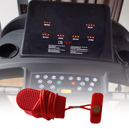 Universals Magnetic Treadmill Safety Clip Running Machine Safety Key Lock for Homes Gym and Living Rooms Style F.