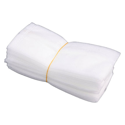 100Pcs White Non-Woven Fabric Plant Grow Bags For Seedlings Flowers Vegetables - Biodegradable Nursery Pots In 6 Sizes From 10X12Cm To 24X27Cm - Breathable Garden Planting Containers 12X15Cm Folding.