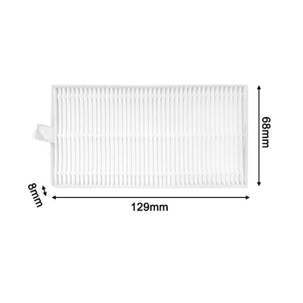 Ecovacs Y1 Pro Robot Vacuum Cleaner Replacement Parts Kit With 4 Filters 5 Mop Cloths 8 Side Brushes For Yeedi Y1 Pro Accessories A.