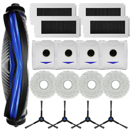 Ecovacs Deebot N30 Omni Robot Vacuum Accessories Kit With Main Side Brush Filter Mop Cloth Dust Bag Replacement Parts For N30 Pro Omni A.