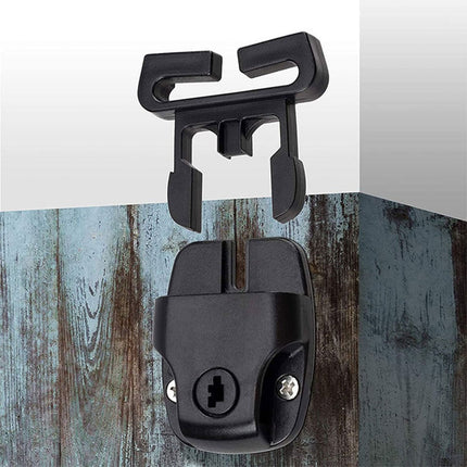 4 Set Spa Cover Latch Replacement Kit With Slots - Includes 4 Latches Tracks Keys & Screws For Hot Tub Cover Repair - Black Plastic.