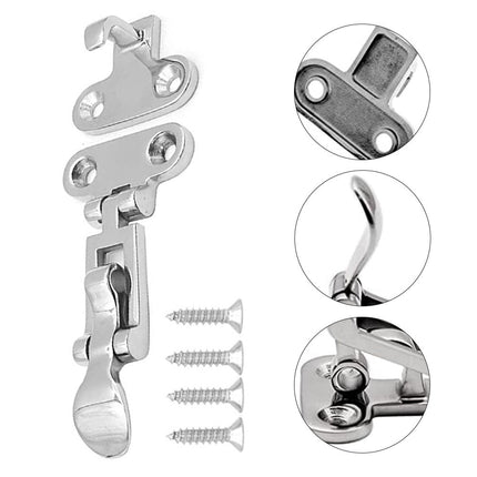 Anti-Rattle Marine Latch: 316 Stainless Steel Door Buckle For Yachts For Yacht.