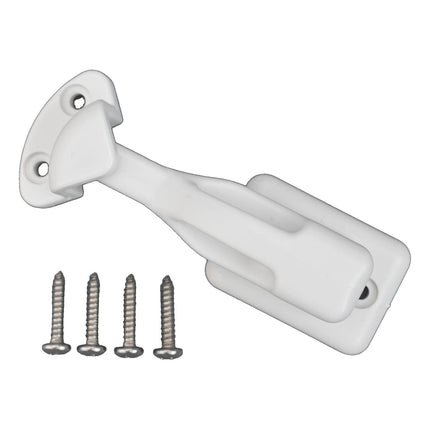 Nylon Rv Cabinet Latch Lock For Camper Trailer Boat Easy Install Secure Door Catch Holder White Black Travel Accessory Construction White.
